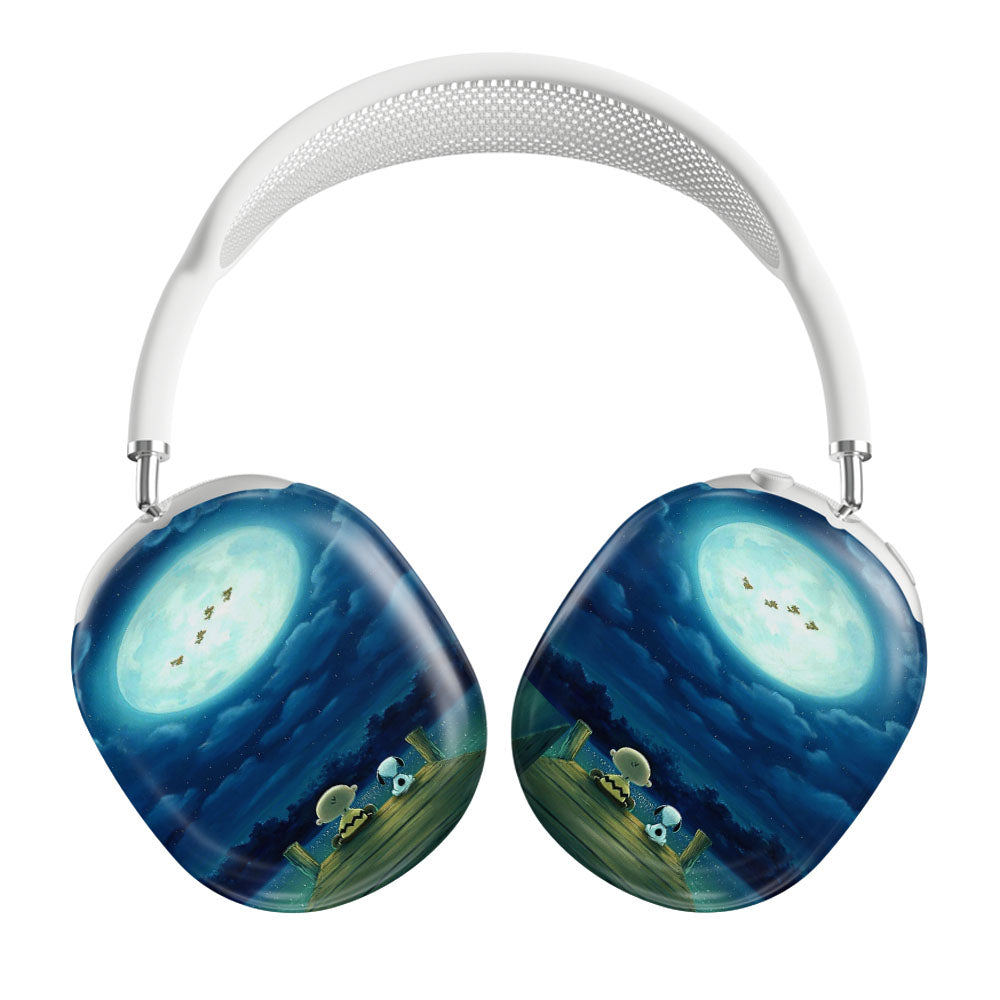 Snoopy And Charlie Brown Moon Airpods Max Tough Case