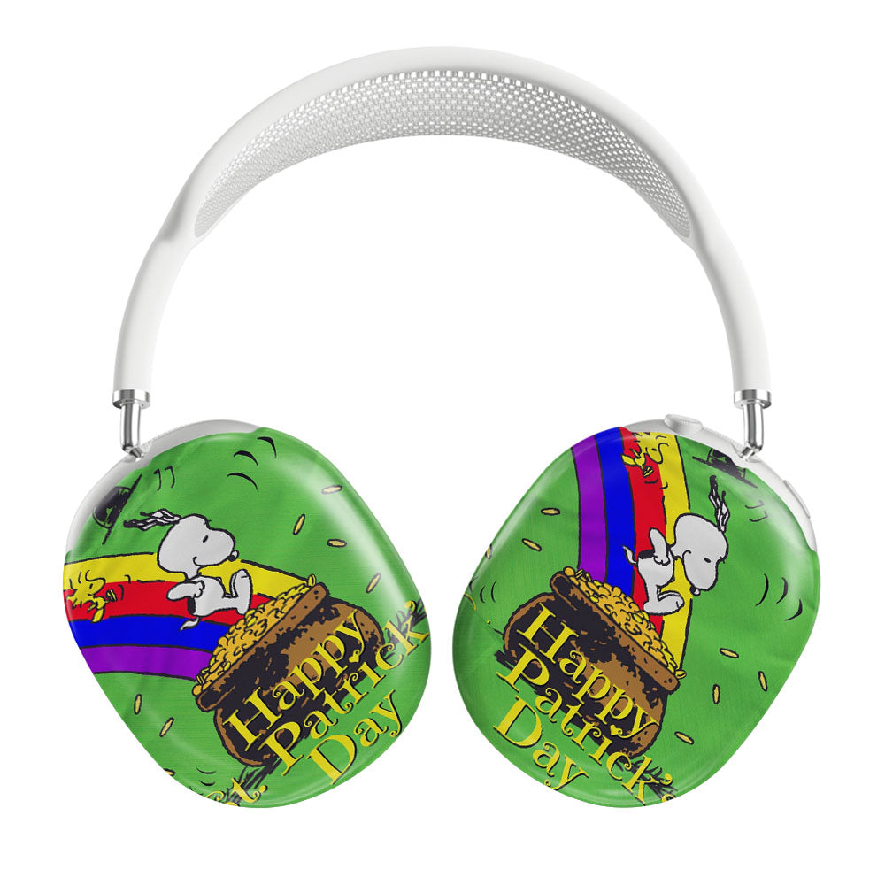 Snoopy And Woodstock St Patricks Day Pot Of Gold Airpods Max Tough Case