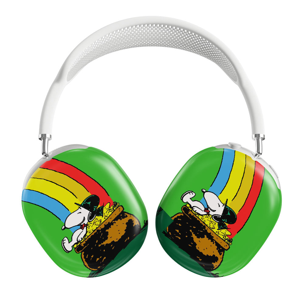 Snoopy Green Rainbow St Patricks Day Airpods Max Tough Case