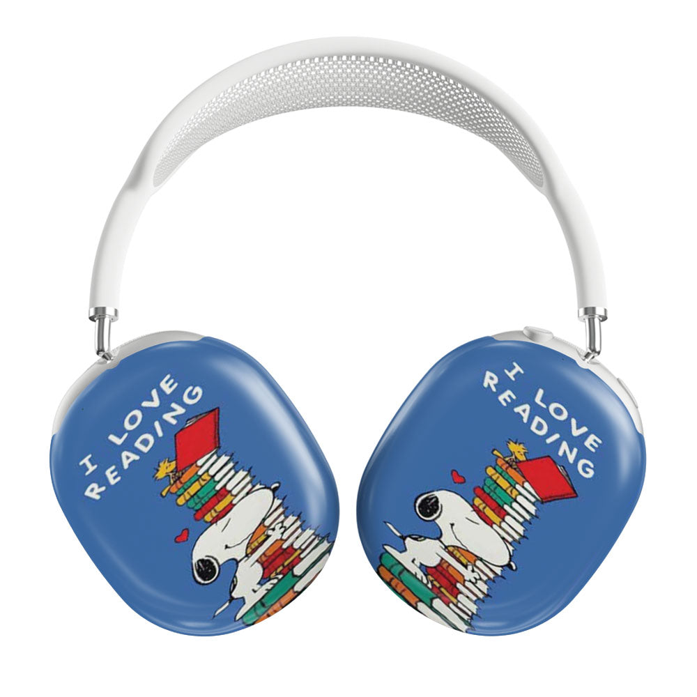 Snoopy I Love Reading Airpods Max Tough Case