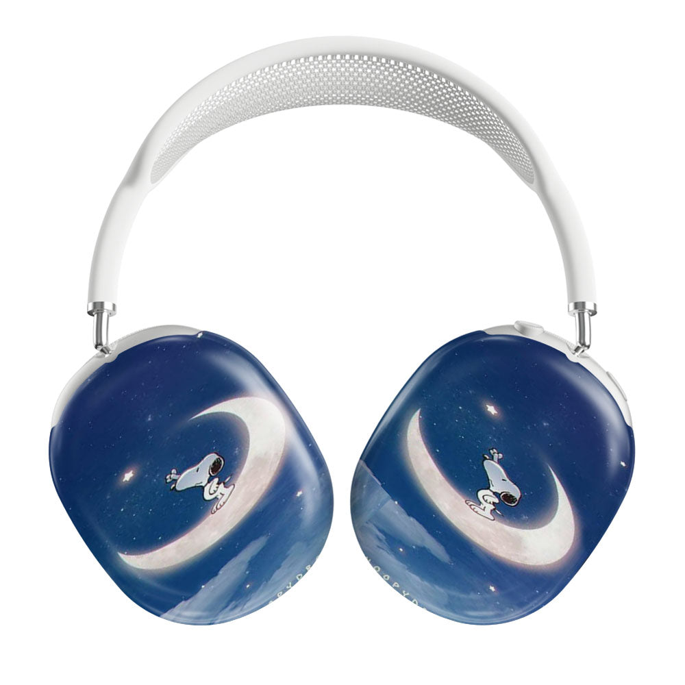 Snoopy Peanuts In Moon Airpods Max Tough Case