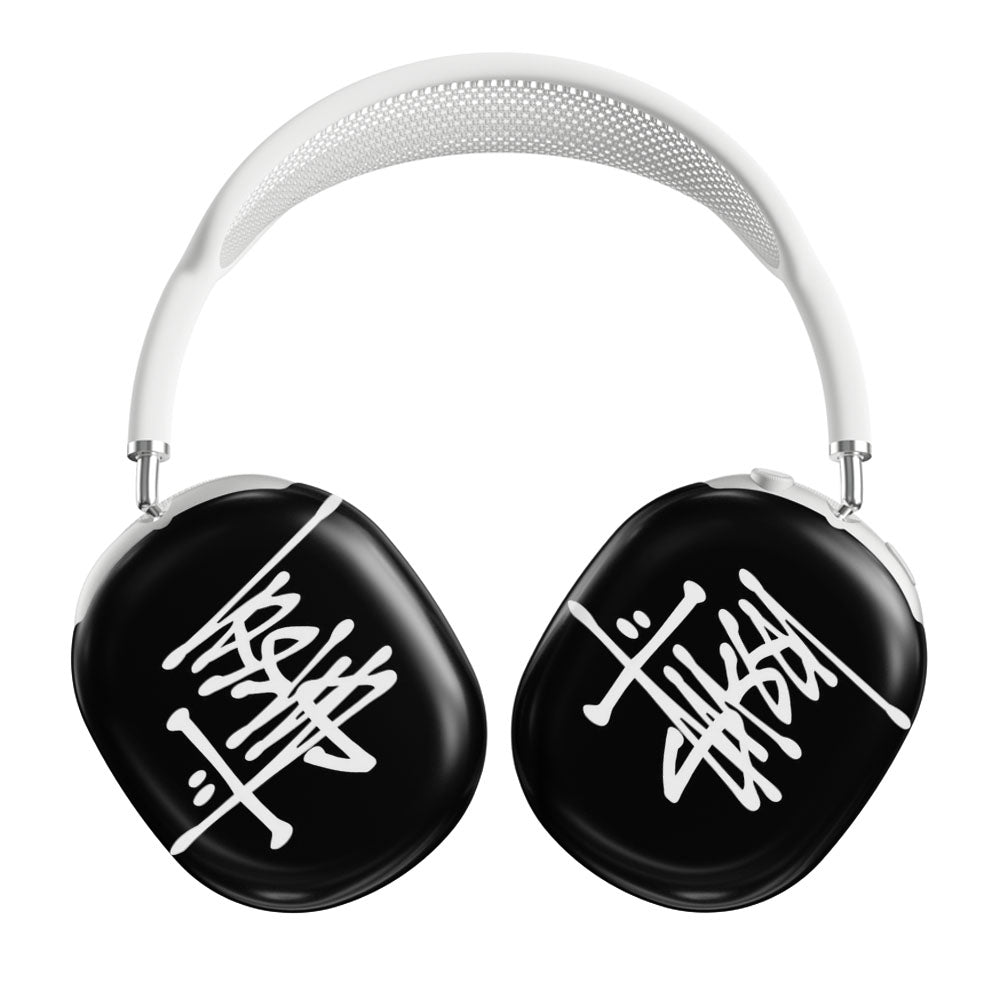 Stussy White Airpods Max Tough Case