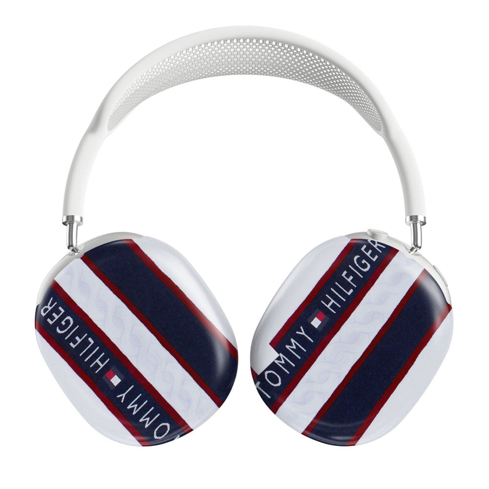 Tommy Hilfiger Logo Fabric Towel Texture Airpods Max Tough Case