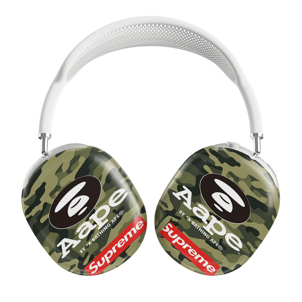 Aape Logo Camouflage Supreme Airpods Max Tough Case