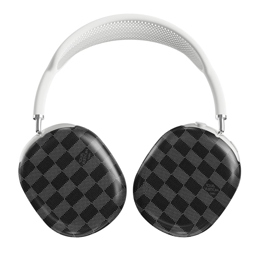 Black Louis Vuitton Damier Texture Airpods Max Tough Case