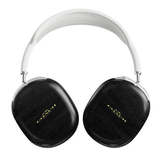 Coach New York Black Leather Airpods Max Tough Case