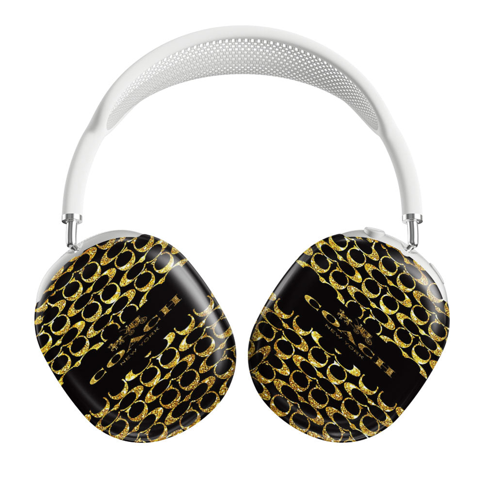 Coach New York Golden Airpods Max Tough Case