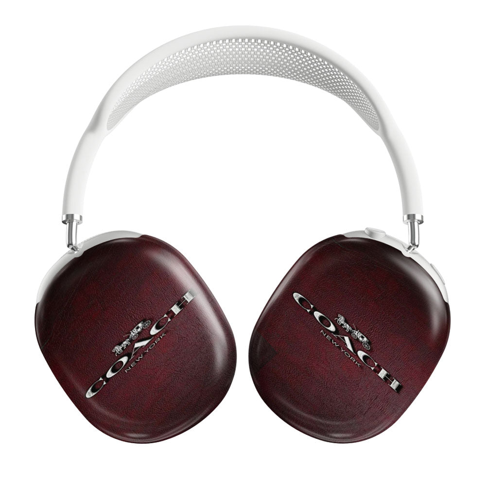 Coach New York Logo Leather Airpods Max Tough Case