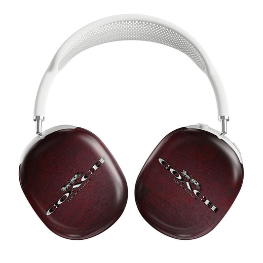 Coach New York Logo Leather Airpods Max Tough Case