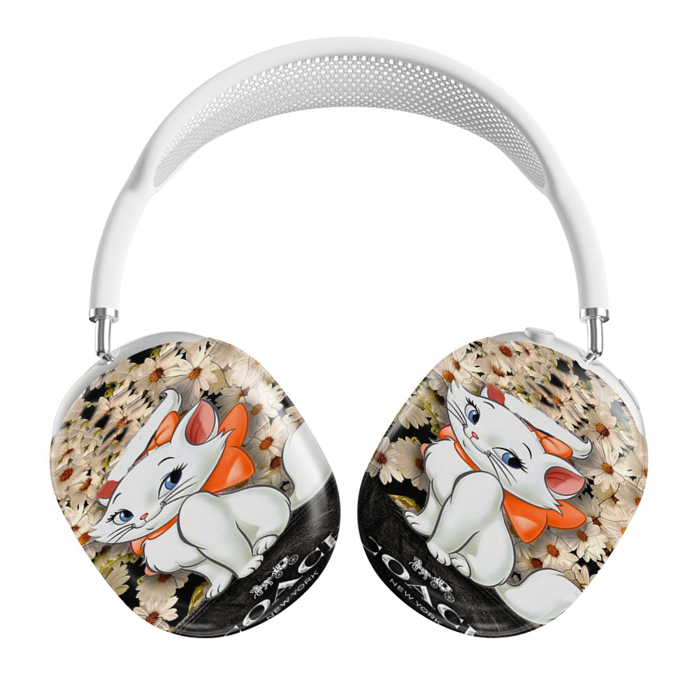 Flowers Coach Cat Marie Airpods Max Tough Case