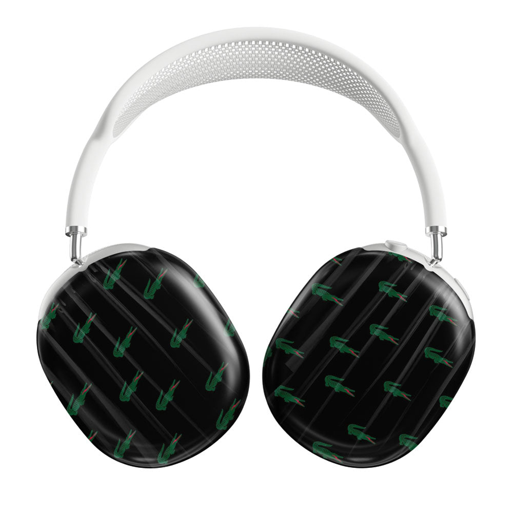 Lacoste Black Airpods Max Tough Case