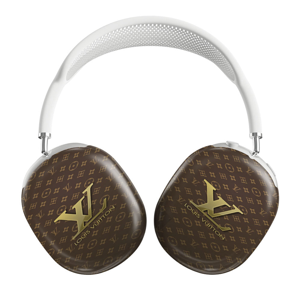 Louis Vuitton Designer Label Logos Patterns Airpods Max Tough Case