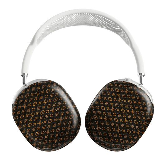 Louis Vuitton Pattern Brown Gold Airpods Max Tough Case
