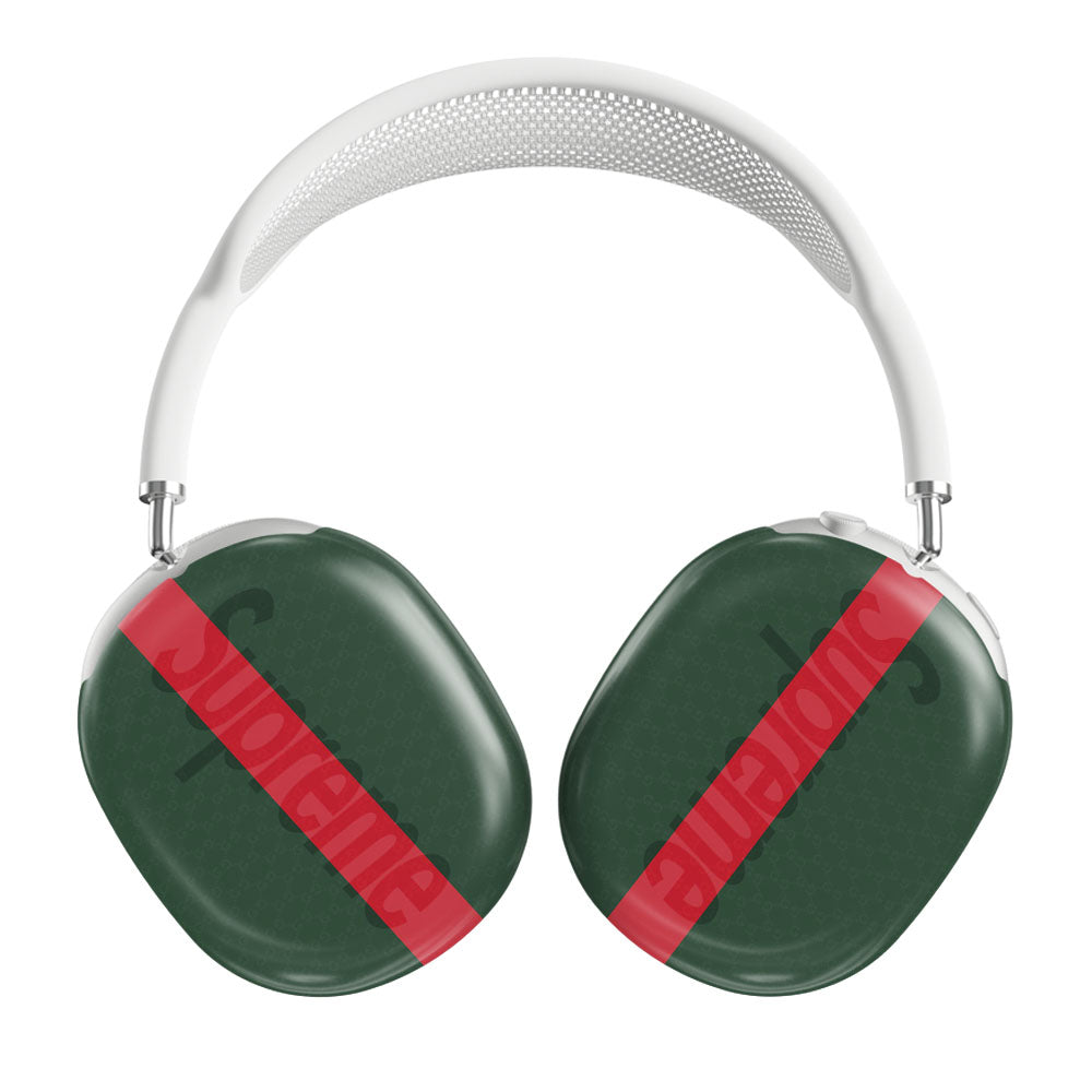 Red Line Stripe Airpods Max Tough Case