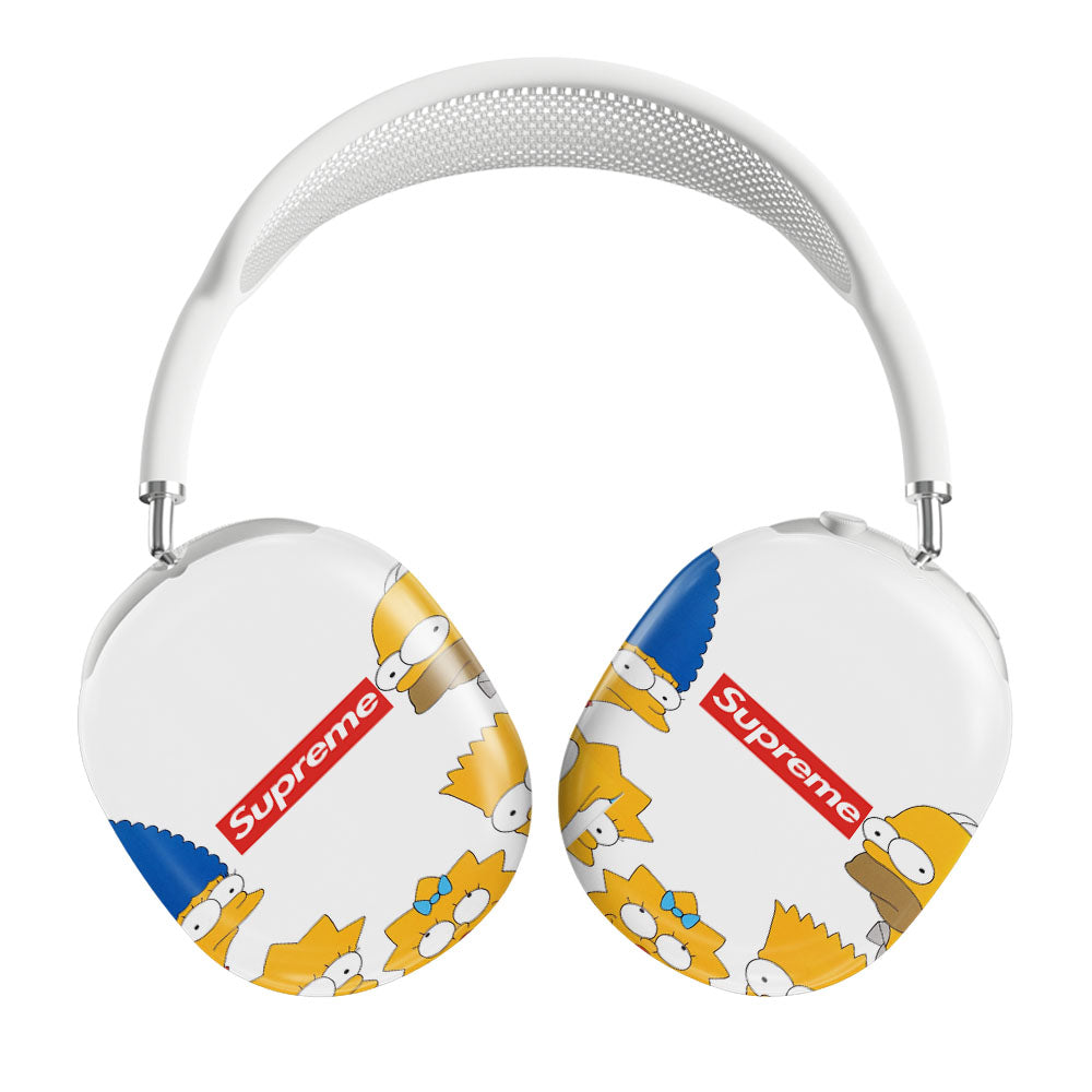 Simpson Family Supreme White Airpods Max Tough Case