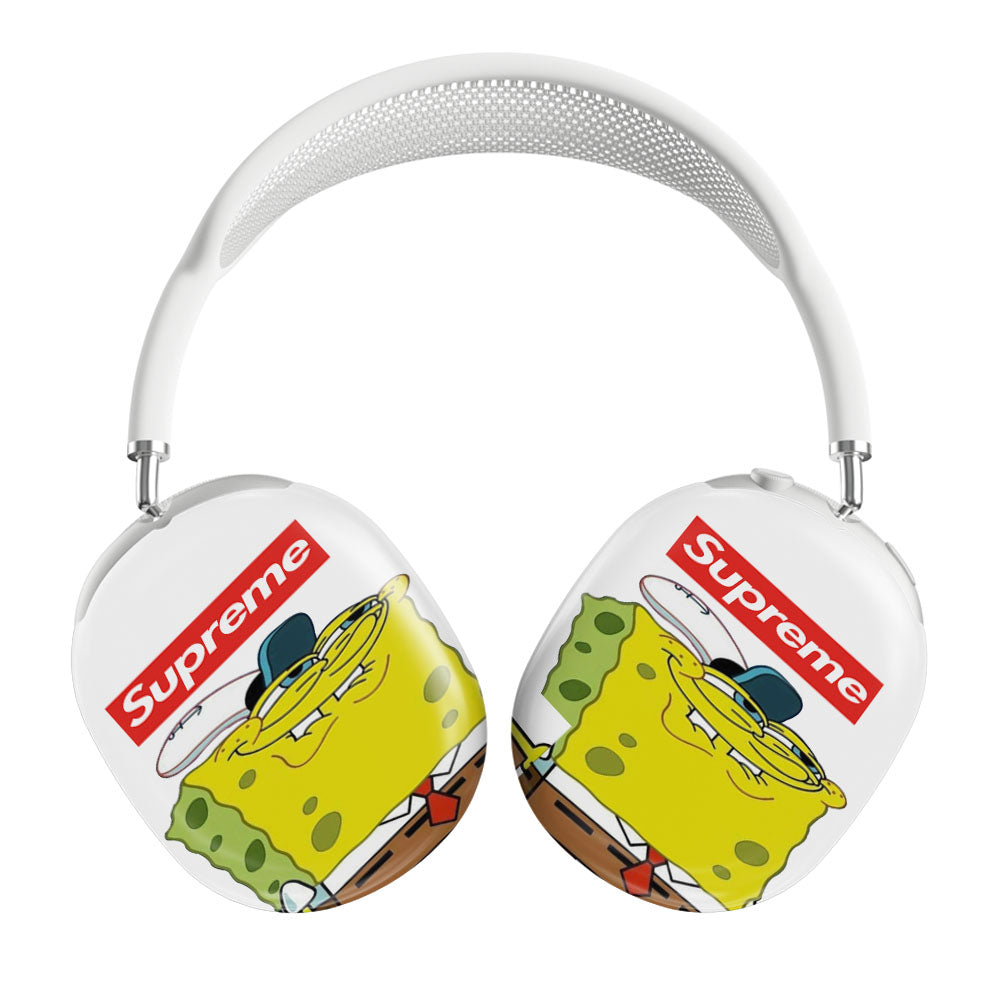 Spongebob Squarepants Meme Supreme White Airpods Max Tough Case