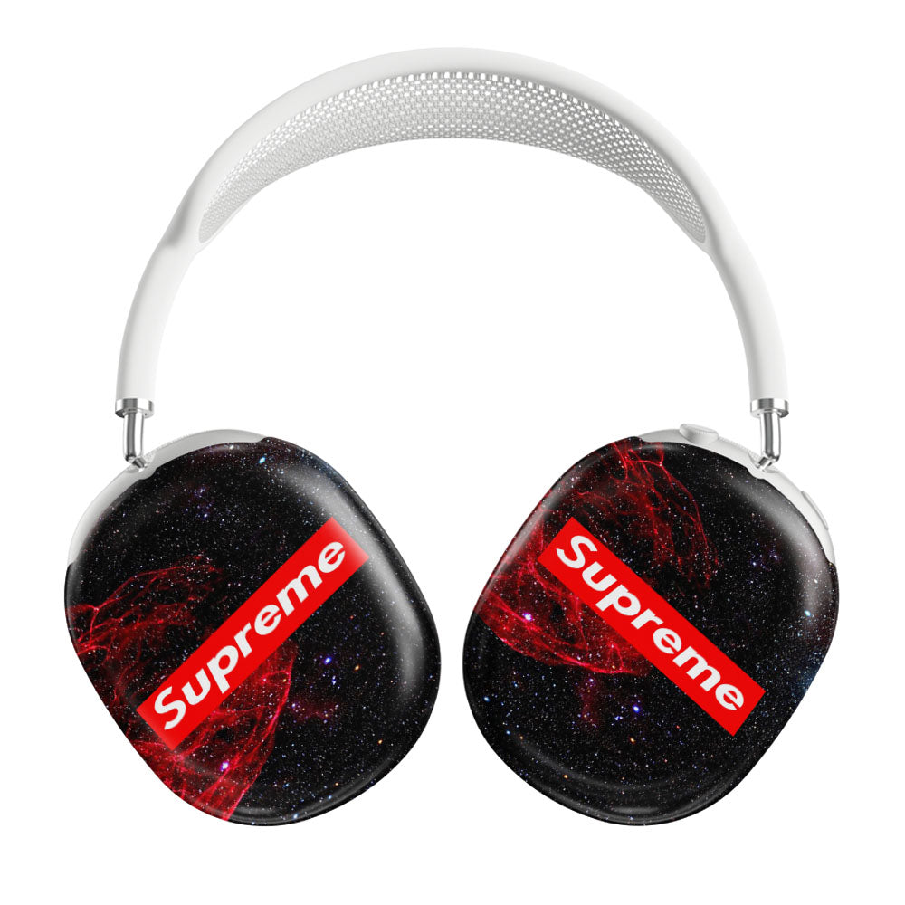 Supreme Black Red Of Galaxy Airpods Max Tough Case