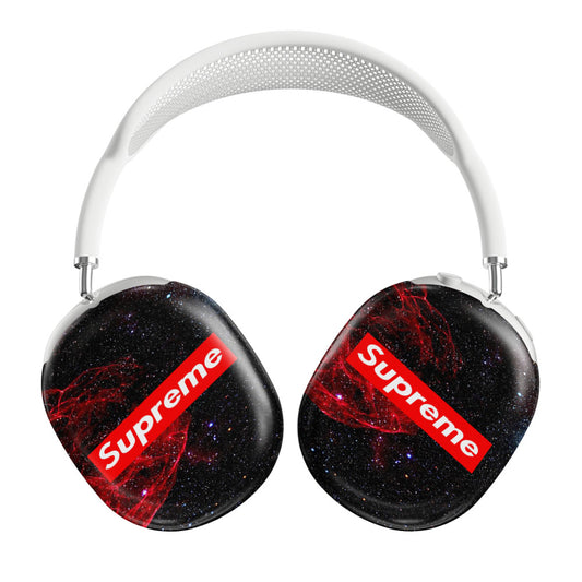 Supreme Black Red Of Galaxy Airpods Max Tough Case
