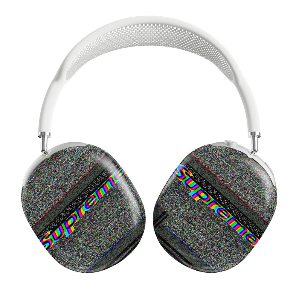 Supreme Glitch Art Airpods Max Tough Case
