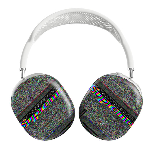 Supreme Glitch Art Airpods Max Tough Case
