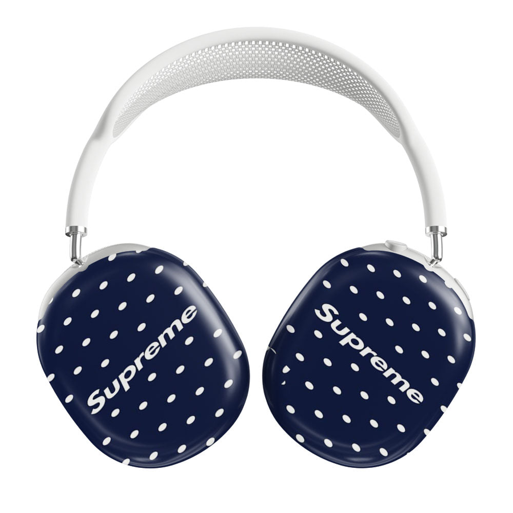 Supreme Polkadot Blue Airpods Max Tough Case