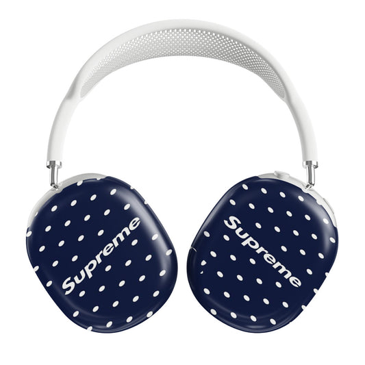 Supreme Polkadot Blue Airpods Max Tough Case