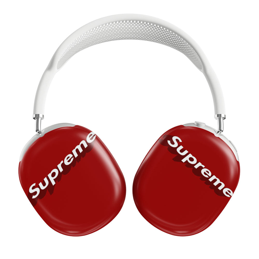 Supreme Red 3D Airpods Max Tough Case