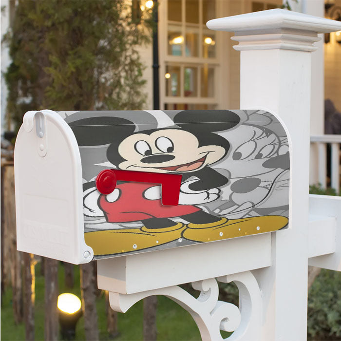 Disney Mickey Mouse And Minnie Mouse Magnetic Mailbox Cover 18" X 21" Outdoor Decor
