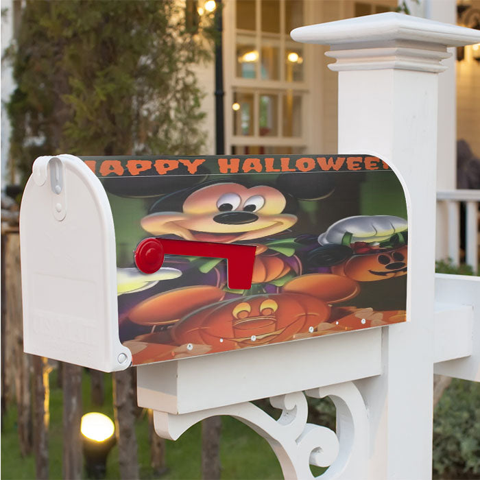 Disney Mickey Mouse Halloween Magnetic Mailbox Cover 18" X 21" Outdoor Decor