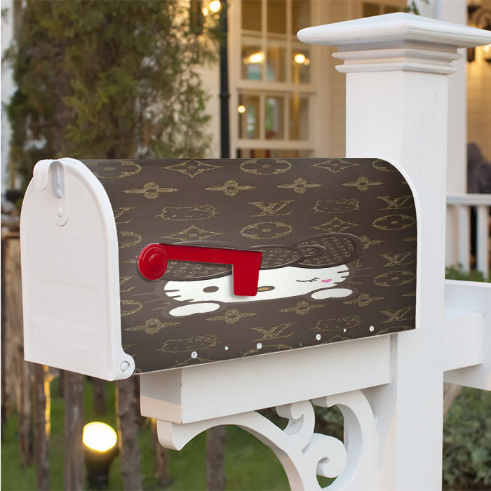 Louis Vuitton Mickey Mouse Magnetic Mailbox Cover 18" X 21" Outdoor Decor