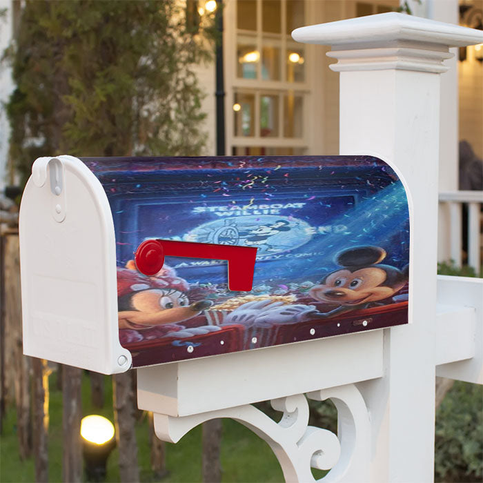 Mickey 90 Years Of Magic Magnetic Mailbox Cover 18" X 21" Outdoor Decor