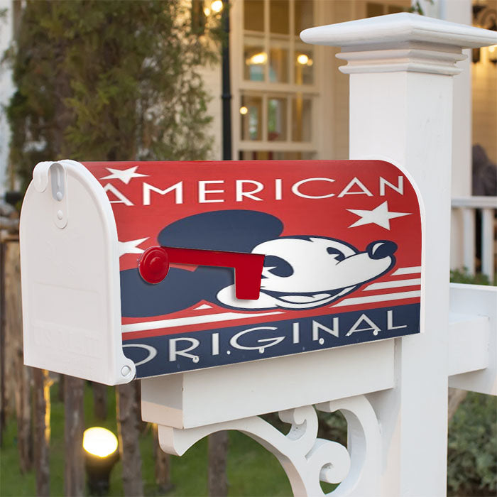 Mickey Mouse American Original Magnetic Mailbox Cover 18" X 21" Outdoor Decor