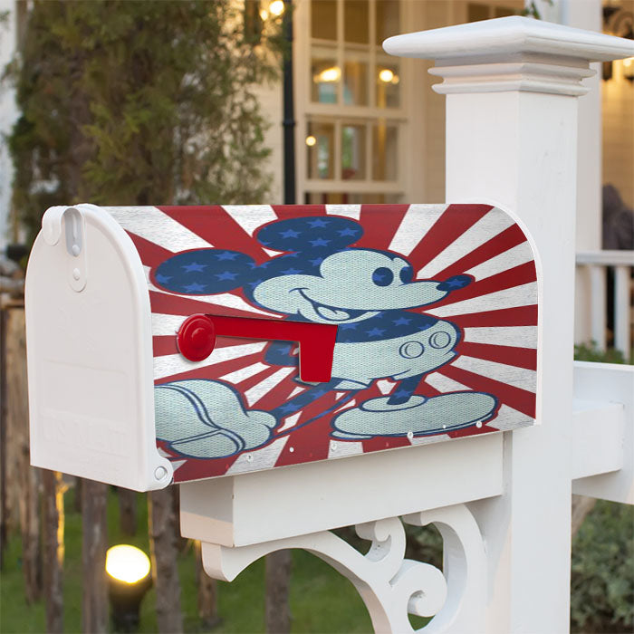 Starburst Mickey Magnetic Mailbox Cover 18" X 21" Outdoor Decor
