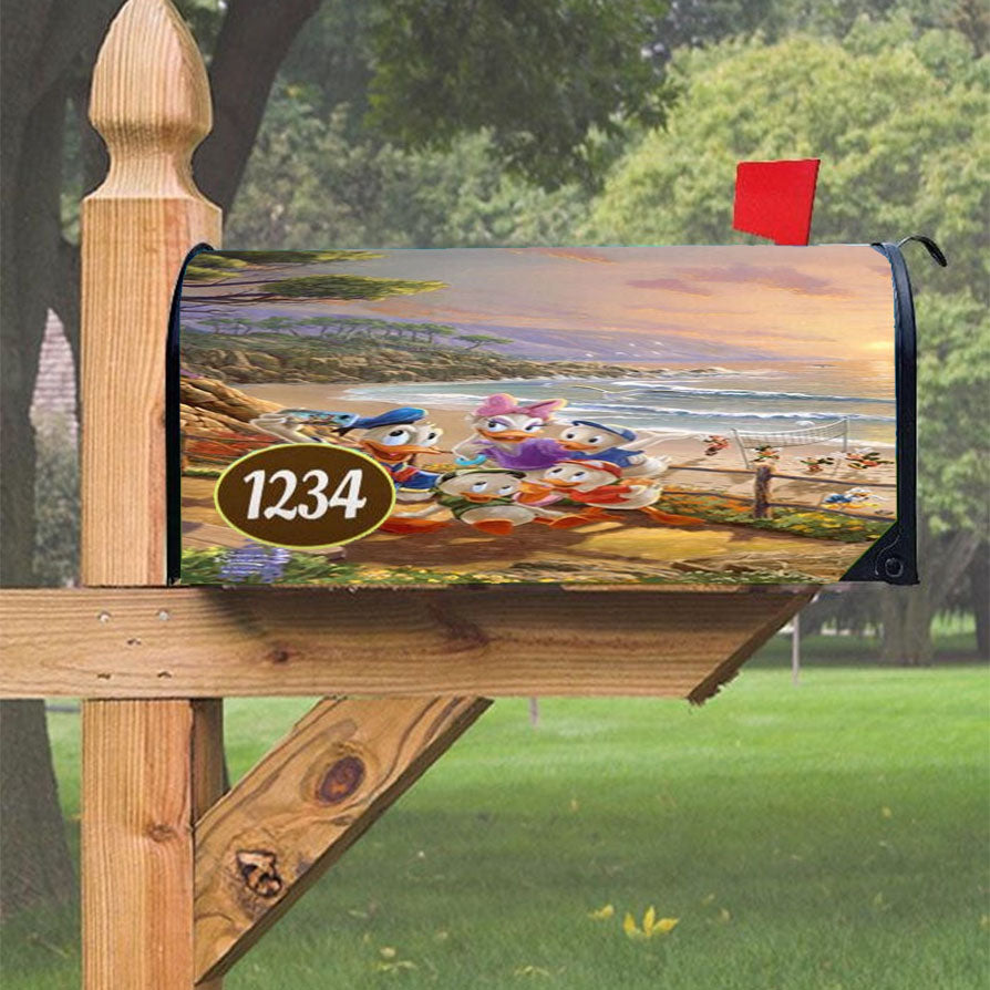 A Duck Day Afternoon Magnetic Mailbox Cover 18" X 21" Outdoor Decor