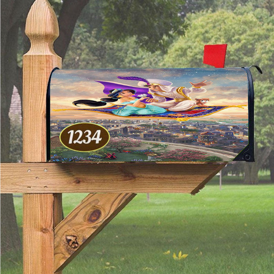 Aladdin Magnetic Mailbox Cover 18" X 21" Outdoor Decor