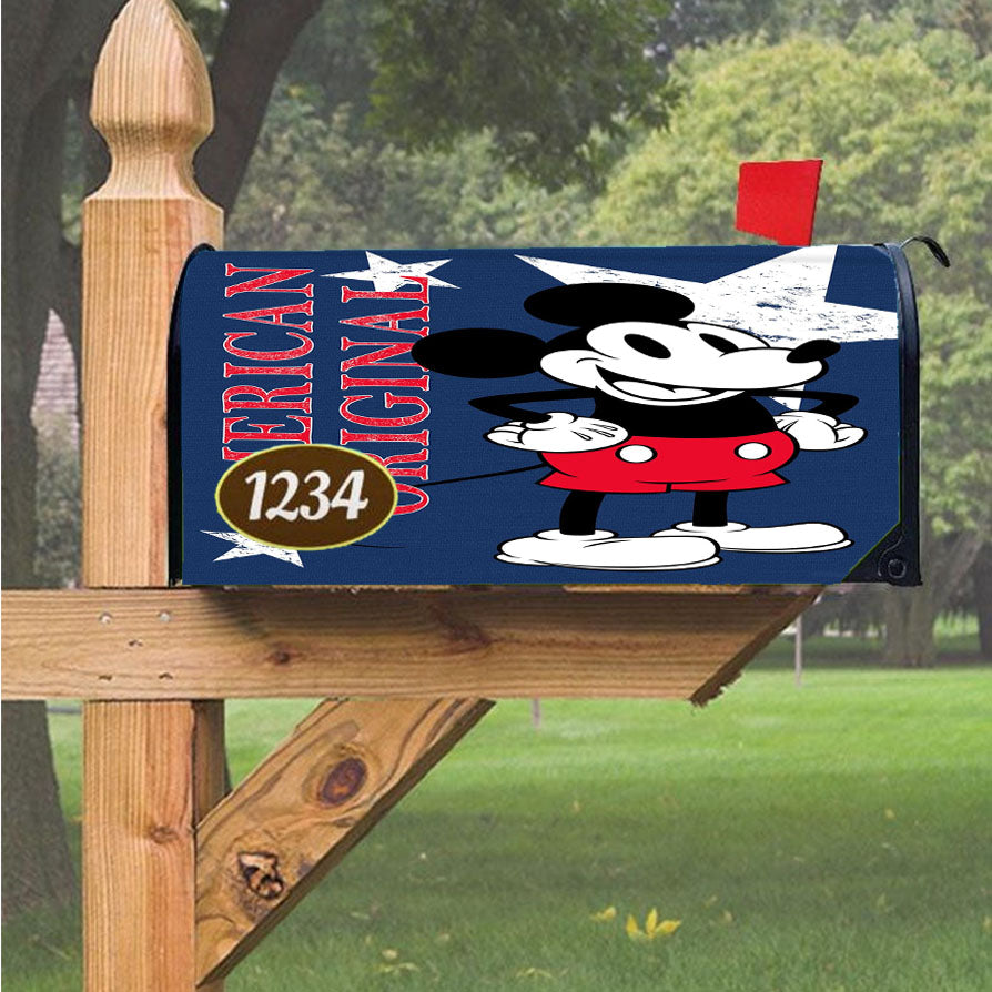 American Original Mickey Magnetic Mailbox Cover 18" X 21" Outdoor Decor