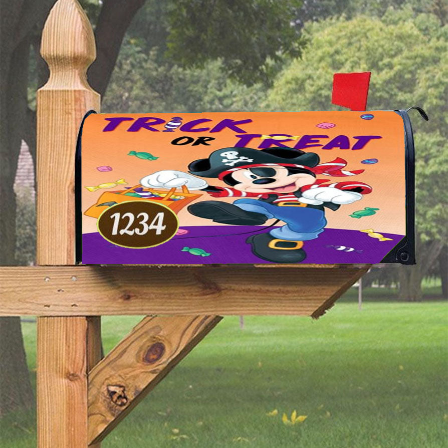 Halloween Candy Mickey Mouse Magnetic Mailbox Cover 18" X 21" Outdoor Decor