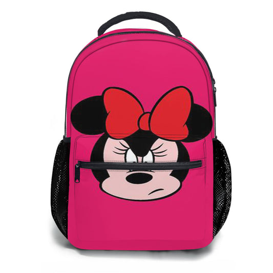 Angry Face Minnie Mouse School Backpacks