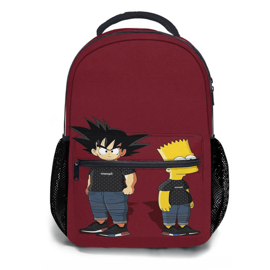 Bart Simpson Goku Dragon Ball Supreme School Backpacks