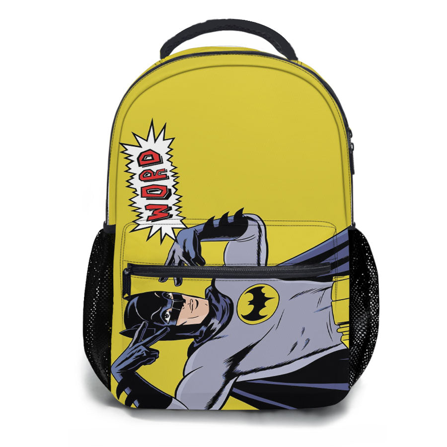 Batman 'Word' Pop Art School Backpacks