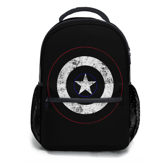 Captain America'S Shield 3 School Backpacks
