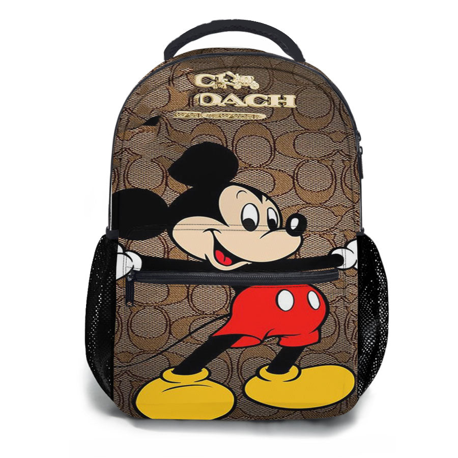 Coach Brown Mickey Mouse 2 School Backpacks