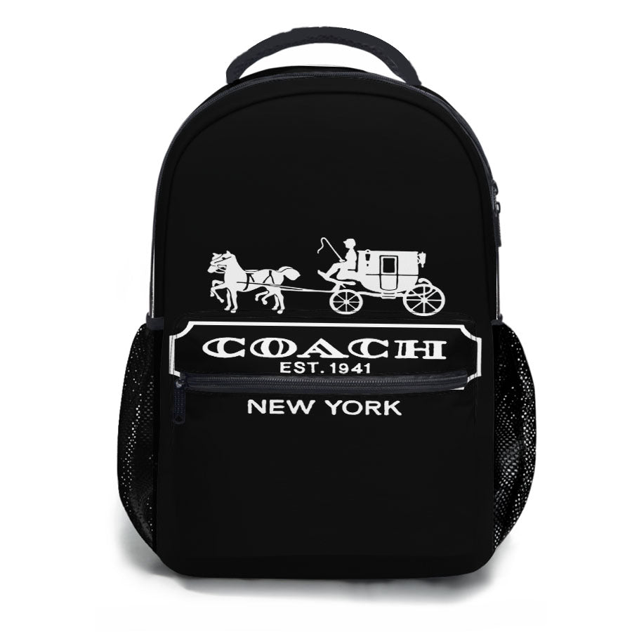 Coach Logo School Backpacks