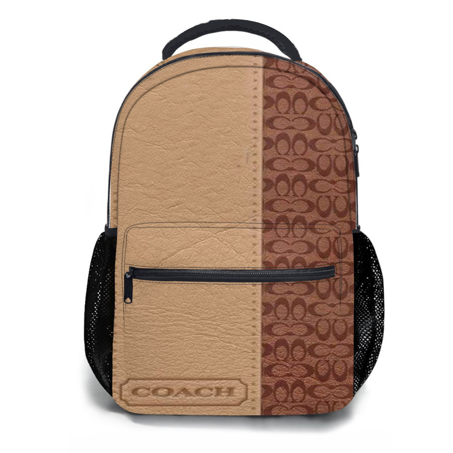 Coach New York Brown Leather School Backpacks