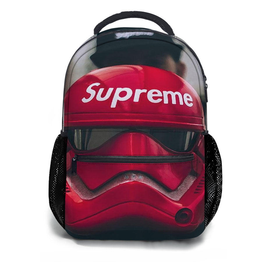Darth Vader Red Supreme Helmet School Backpacks