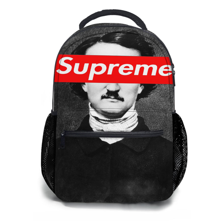 Edgar Allan Poe Supreme School Backpacks