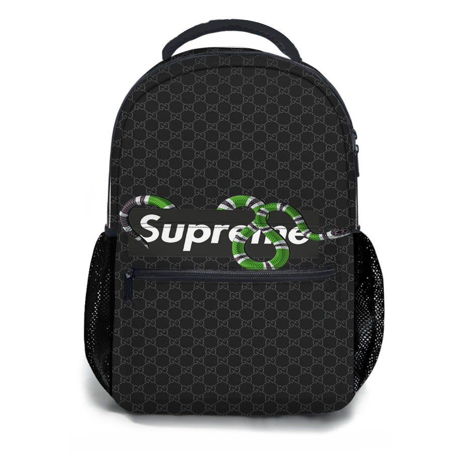 Gucci And Supreme School Backpacks