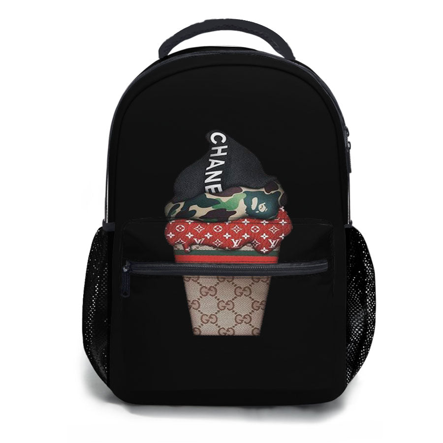 Gucci Vs Louis Vuitton Cone School Backpacks