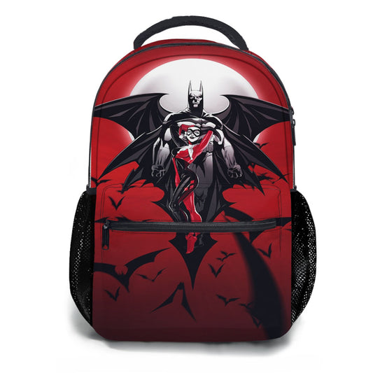 Harley Quinn And Batman School Backpacks
