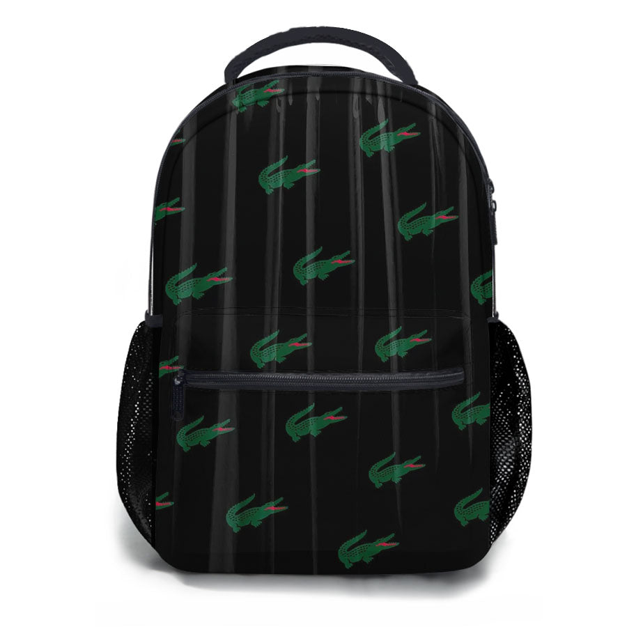 Lacoste Black School Backpacks
